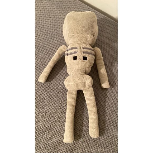 Minecraft Spinmaster Mojang Jinx 14” plush Skeleton Soft Stuffed Doll 2013 - Picture 2 of 2